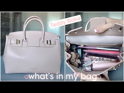 ♡ what's in my Teddy Blake New York Gigi Stampatto bag ♡ LUXURY ✨