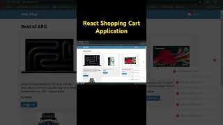 Shopping Carts Application React #react #coding #howtocreateawebsiteusinghtmlandcss #reactproject