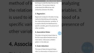 DataminingTechniques