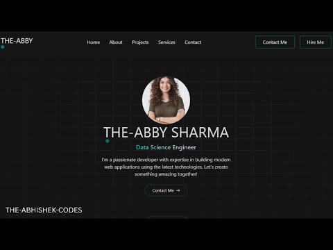 How to Develop a Portfolio Website Using React & TailwindCSS | Build Modern Portfolio website