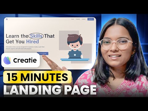 Watch me create a landing page (Website) using AI under 15 Minutes 🤯