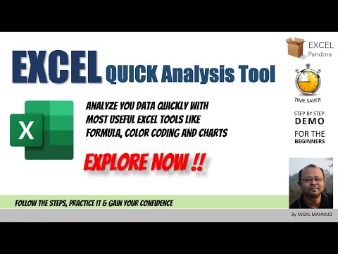 Excel Quick Analysis Tool
