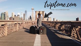 A Desperate Traveler in New York City Caught on Camera. Triptome Helped Her to Find Accommodation