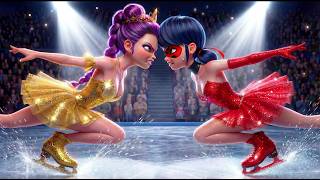 OMG 😱 RUMI GOLD vs LADYBUG EPIC SKATING ❄️ | Who Wins? | Miraculous 6 vs K-Pop Demon Hunters
