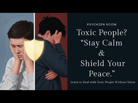 Learn How to Deal with Toxic People Without Stress | Toxic People? Stay Calm and Shield Your Peace..