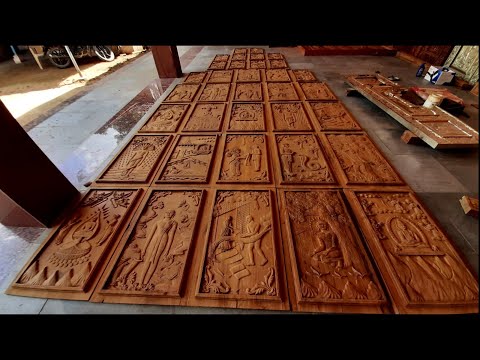 wooden door panel