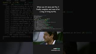 We all know that feeling, when your code finally works after spending hours on it. #webdevelopment