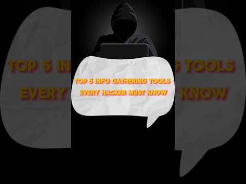 Top 5 Tools Used by Hackers for Info Gathering 🔍 | Every Beginner Must Know!
