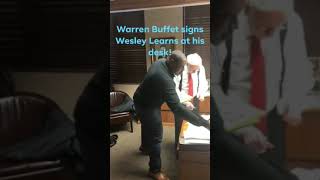 #warrenbuffett and I at his office