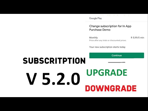 [NEW] How to implement In App Purchase Upgrade or Downgrade Subscriptions | Part 2