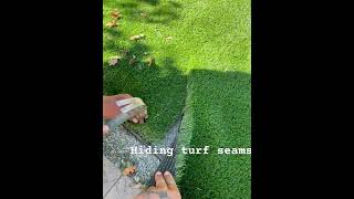Artificial turf seams