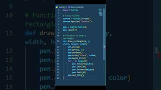 🌟 Python Turtle Masterpiece: Coding Art with Logic