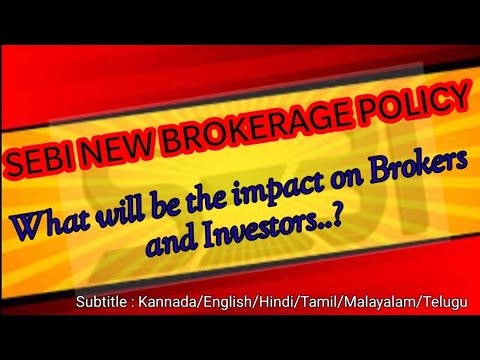 SEBI New Brokerage Policy #samco #fyers #zerodha #5paisa #sebi