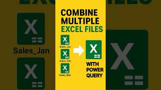 Combine Multiple Excel Files in Seconds with Power Query 🚀 | Excel Hack 2025 #powerquery #excel