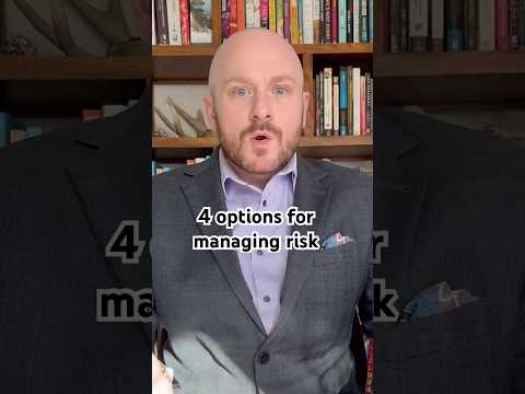 Four Options for Managing Risk