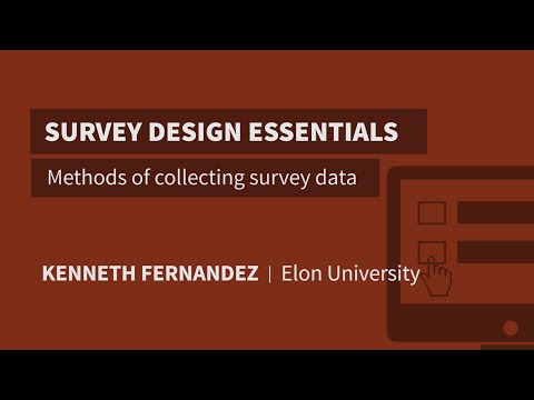 Methods of collecting survey data
