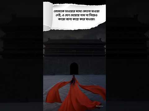 নিরব চাওয়া                  #SilentLove #UnspokenFeelings #Longing #EmotionalDepth #BengaliQuotes