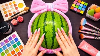 ASMR Makeup on Watermelon🍉 (No Talking) #35