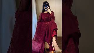 very stylish maroon outfits🔥#stylishoutfits#stylishdress#dressdesighn