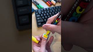 Customizing my Keyboard! 🎨🖌️ #art #artwork #keyboard #artist #posca #satisfying