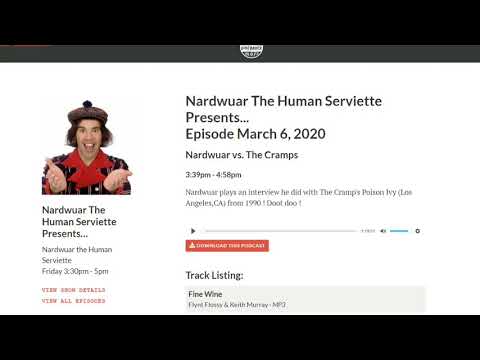 Nardwuar plays Flynt Flossy & Keith Murray - Fine Wine (produced by Marc Lawrence)
