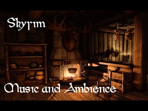 Skyrim Music and Ambience - Cozy Cabin