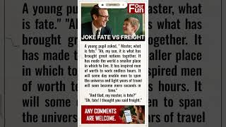 Joke 🚂 Fate vs Freight 😂 #jokes #funny #humor