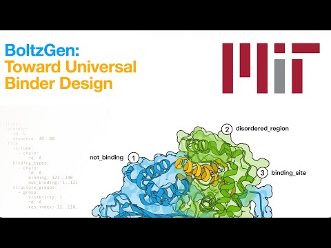 BoltzGen: Toward Universal Binder Design | Generative AI for Drug Discovery (Hannes Stark, MIT)