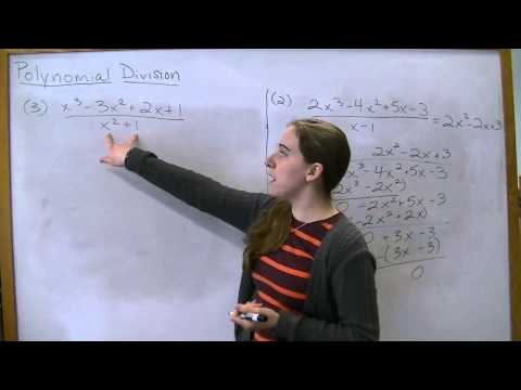 Polynomial Division Examples