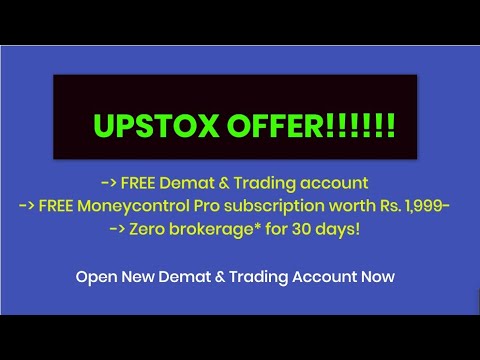 Upstox Free Demat & Trading Account Offer!!!! Grab it Now!!!