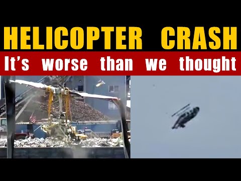 Recovery of the Main Rotor of the Hudson River Tourist Helicopter - it's worse than we thought