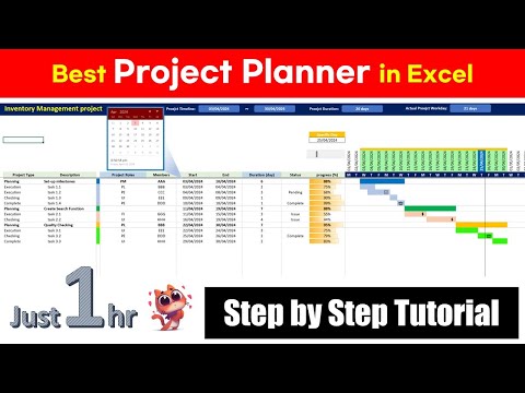 How to make Awesome Gantt Chart in Excel - Best Project Planner