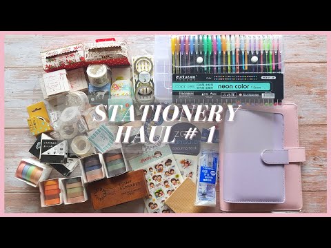Shopee Stationery Haul #1: Lots of Washi Tapes!