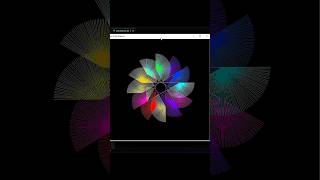 Vibrant Visuals in Just 16 Lines – Watch Code Come Alive! #python #easycode