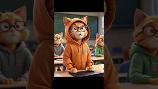 Cat’s Computer Class: The Cutest Way to Learn Tech Skills! 🐾 #cat #cartoon #catcartoon  #shortvideos