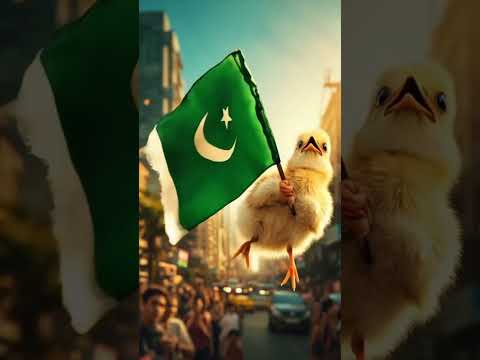 Unbelievable! Chick Protects National Flag🇵🇰 🐥#shorts #shortsfeed #yellowchicks