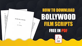 Bollywood film Scripts Kaise Download Karein | Bollywood Full Original Film Script download in pdf
