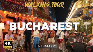 BUCHAREST Walking Tour 🇷🇴 4K (2025): Scenic City Stroll | Historic Streets, Parks & Night Life