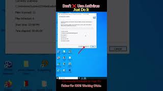 Dont use Antivirus ❌ Best Trick for Pc  #hackersmindset #psychohacker #cybersecurity #antivirus