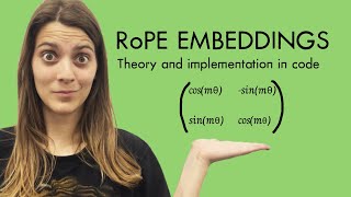 RoPE embeddings :  Math explained + implementation from scratch in code