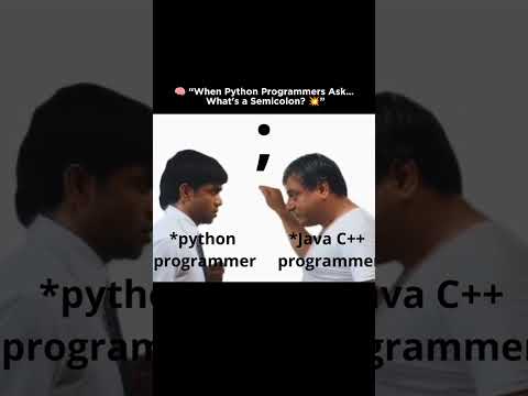 The Semicolon War: Python vs C++ & Java 😆