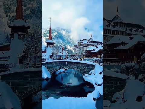 snowfall in Video vlog) Vlog snowfall baraf bari video#pakistantravel #usacountry #countrybeauty