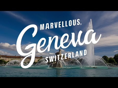 "Geneva, Switzerland from Above: Stunning 4K Drone Tour"