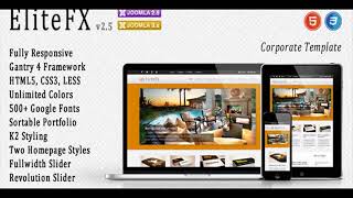 EliteFX - Fully Responsive Joomla Template | Themeforest Website Templates and Themes