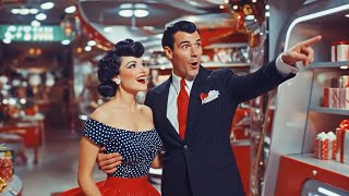 2 Hours of Retro Sci-Fi Winter Songs | Atomic-Age Holidays at a Snowy Ski Resort