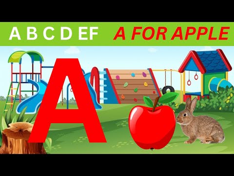 Phonics Song with TWO Words - A For Apple - B for  Ball ABC Alphbets Song with Sound for Kids