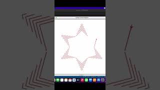 Star 🌟 Design Using Python Turtle | #shorts #design # programming | #turtle #code |  part -34