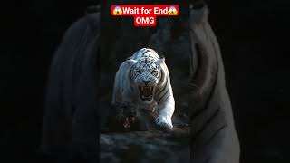 tiger vs animal attack  #tiger #deer #hunting   #shorts