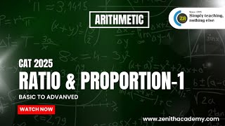 Ratio & Proportion – 1 Concept Class | CAT Preparation 2025 | Arithmetic | Q.A.I  #catexam #cat2025