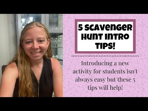5 Tips for Introducing Classroom Scavenger Hunts